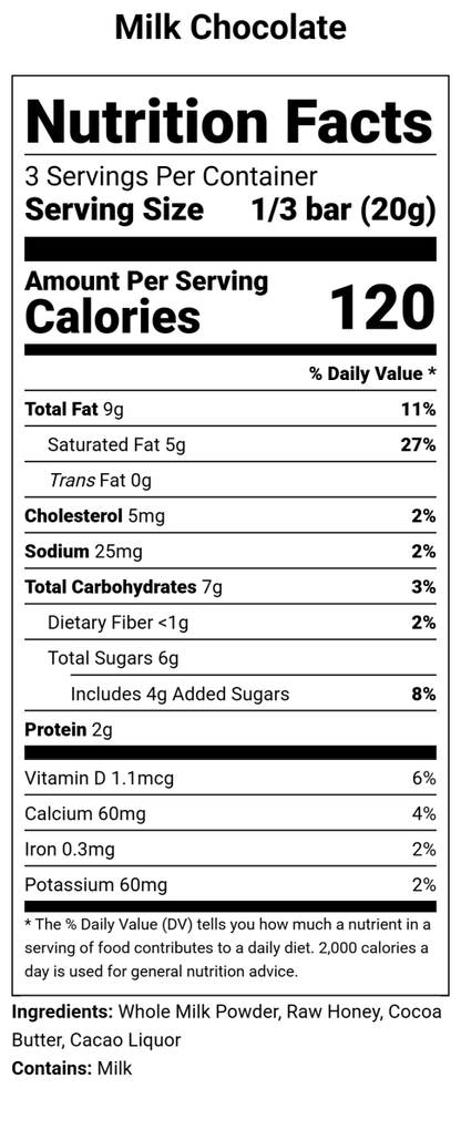Milk Chocolate - Hachimitsu